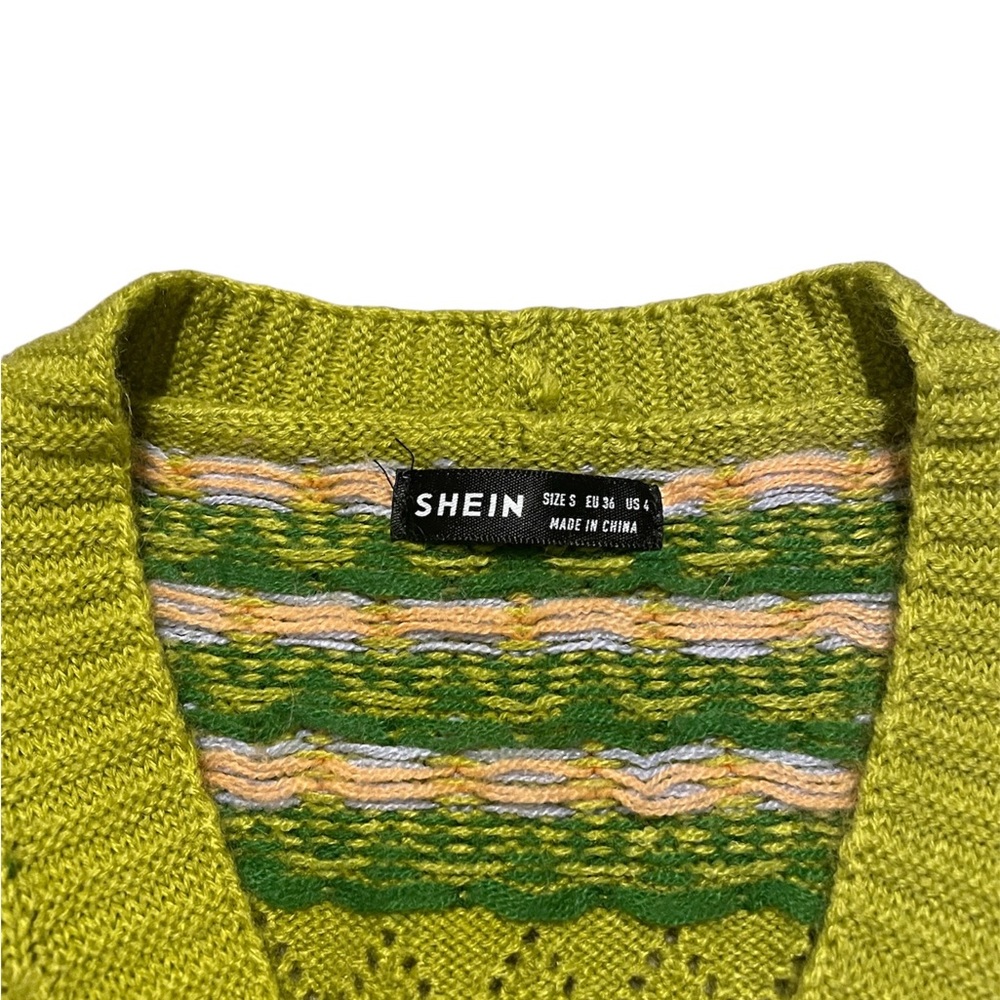 SHEIN crochet button up vest - Picture 5 of 5